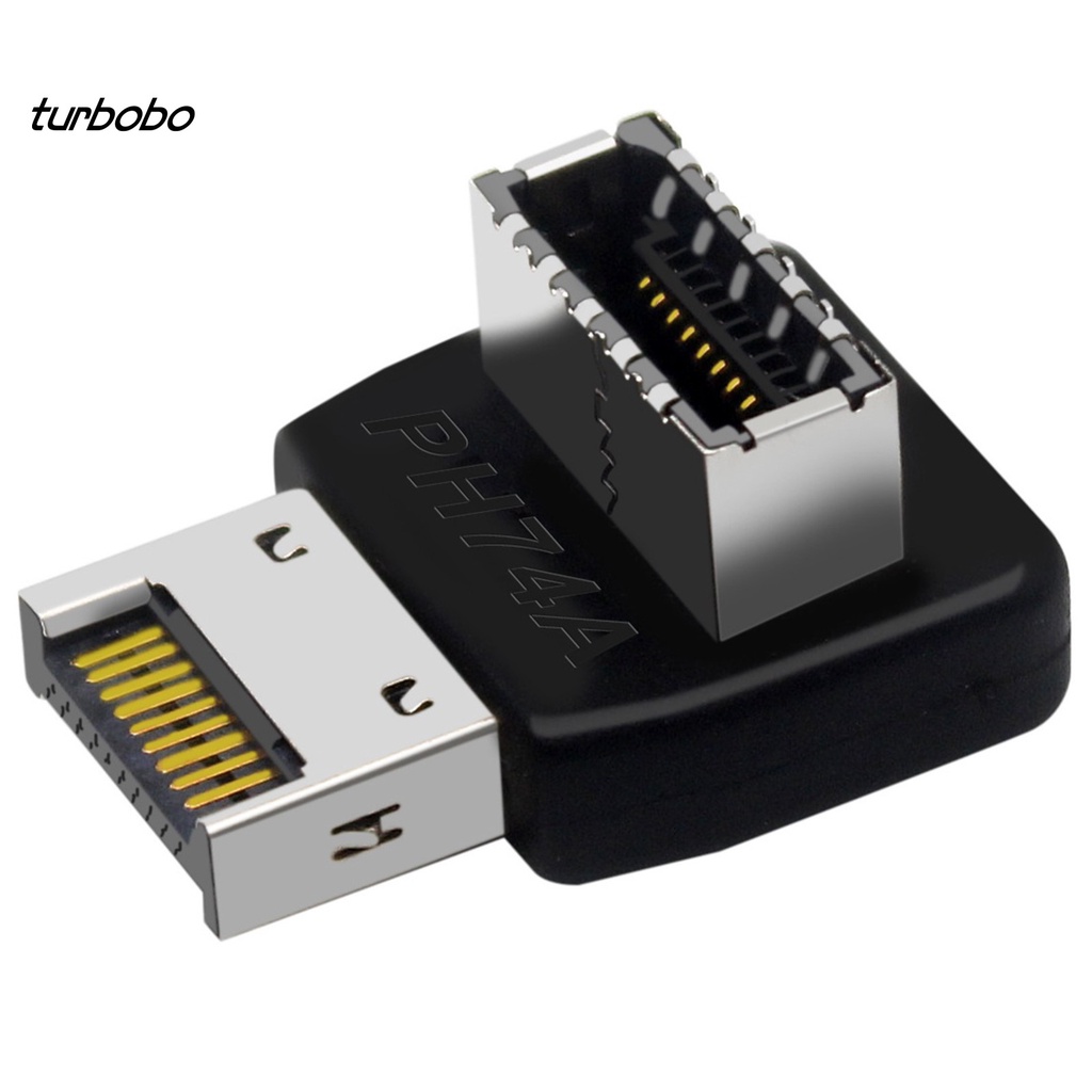 Đầu kết nối bo mạch chủ USB3.1 Type-E 90 độ cắm vào dùng ngay đường truyền ổn định dành cho máy tính