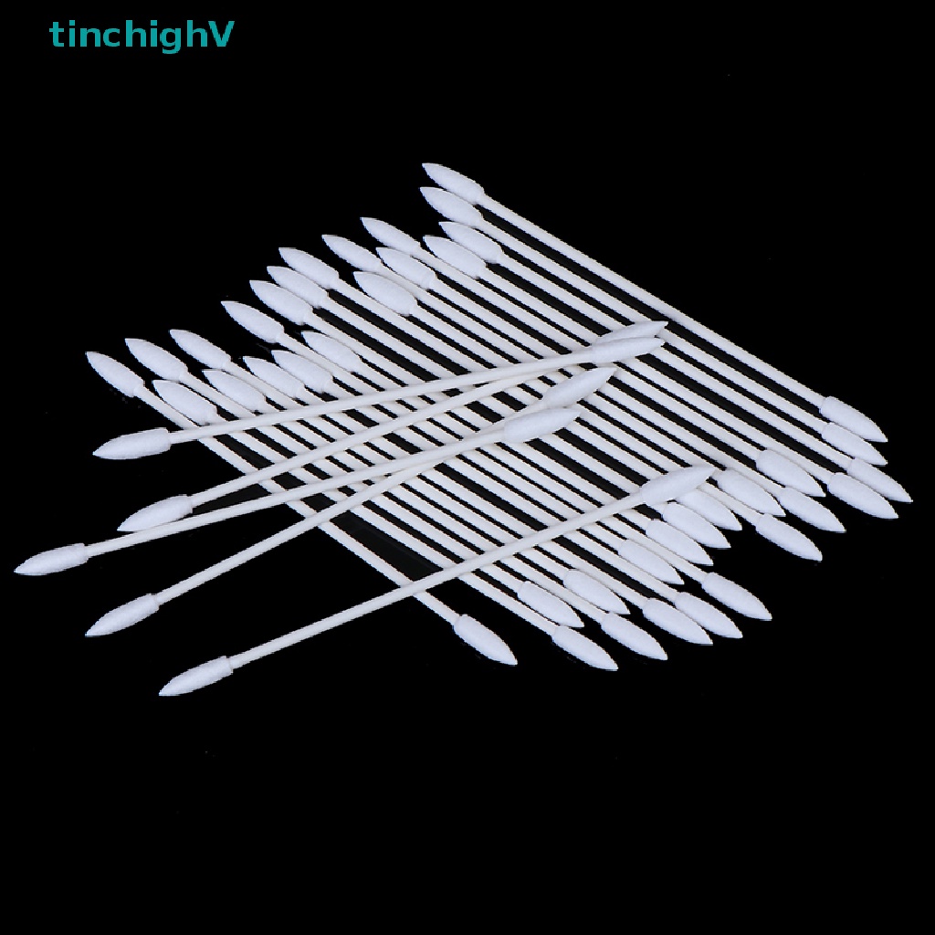 Set 50 / 100 Tăm Bông Vệ Sinh Cổng Sạc / Tai Nghe Chống Bụi