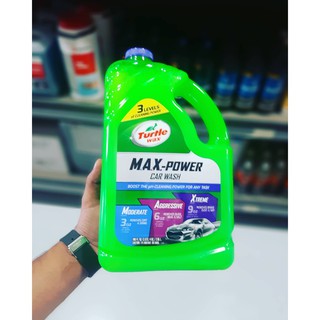 Xà phòng rửa xe siêu đậm đặc 3: Turtle Wax MAX- POWER 2,89L