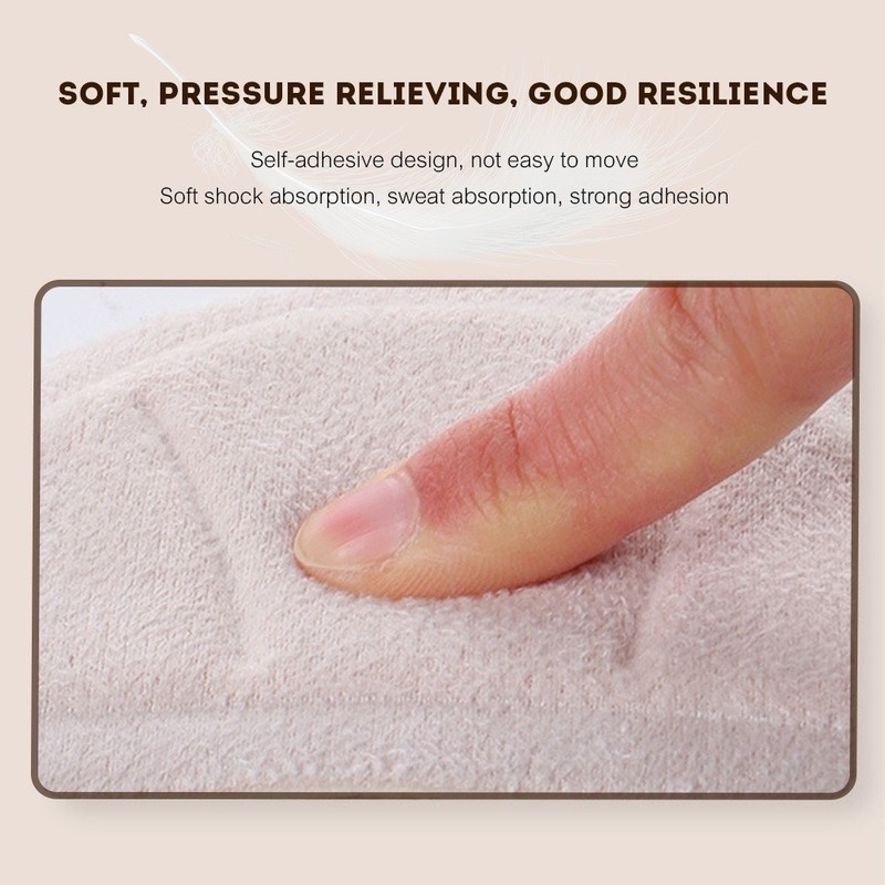 1 Cặp Miếng Lót Giày Mềm Mại Thoáng Khí Hình Vỏ Sò Cho Nam Và Nữ