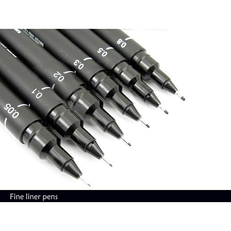 Bút vẽ kĩ thuật Uni PIN 200 xanh 0.1mm SUKADO