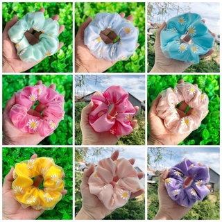 🎀🎀 (Set 2 cái) Dây cột tóc SCRUNCHIES 2 Lớp Xinh Xắn 🎀🎀