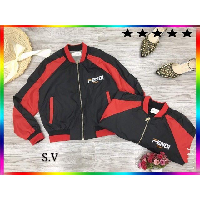 [Chất đẹp] Áo gió bomber thêu Fendi_SV6258
