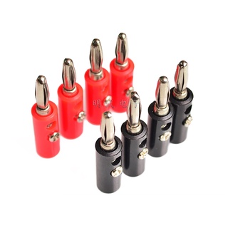 1950 > 4MM Với Cố Định Vít Và Xếp Chồng Jack Khuếch Đại Công Suất Loa Chuối Cắm 4 Miếng Cắm Hoa 5 Bộ Giá