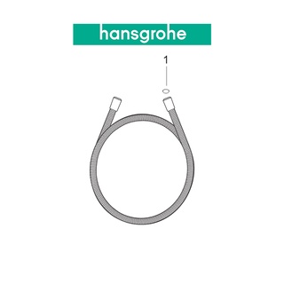 Dây sen hansgrohe Sensoflex 125 28132