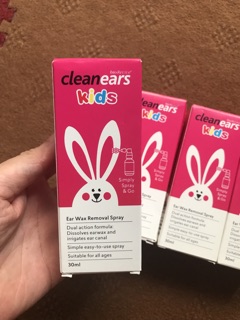 Xịt tan ráy tai Clean ears Kids 30ml