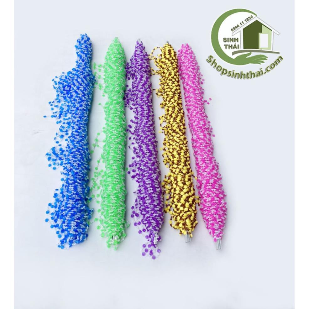 Rèm màn chuỗi hạt hình bông mai 1m x 2m - giao màu ngẫu nhiên