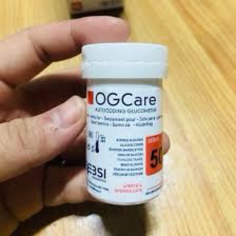 Que thử đường huyết OG CARE hộp 50 que