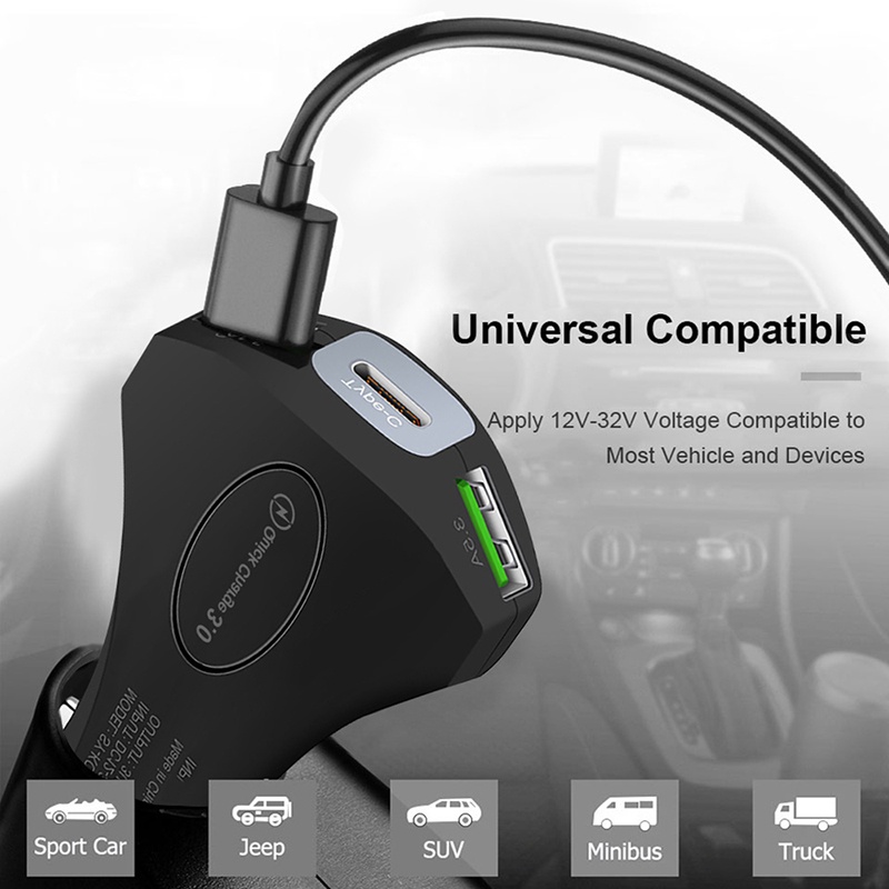Tẩu Sạc Nhanh USB C 3.0 Cho ip 13 12 pro