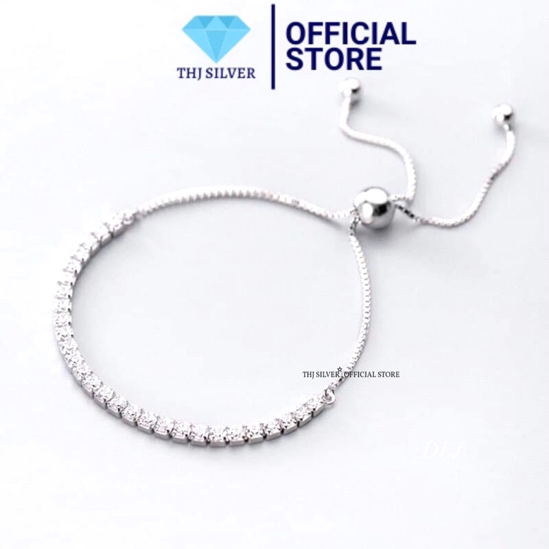 Lắc tay THJ - Lắc dải đá cao cấp , sang trọng , nữ tính chuẩn bạc ta