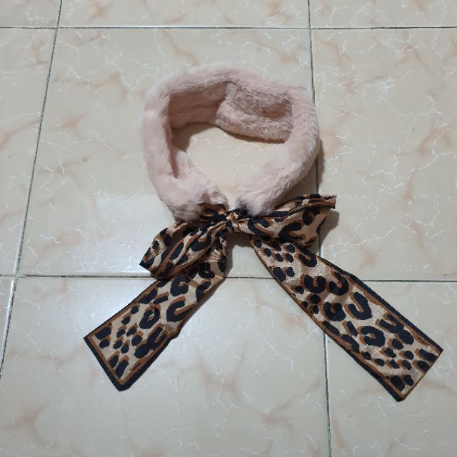 Khăn thỏ phối lụa cực ấm và sang - Sarah Beaute