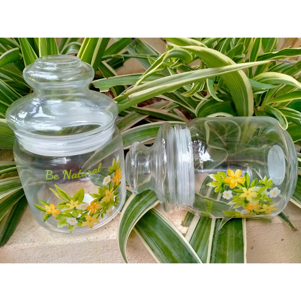 HŨ THỦY TINH NẮP NÚM có gioăng cao su 500ml
