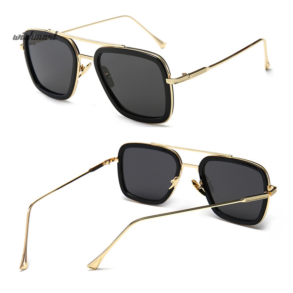 Kính Mát Chống Tia Uv Phong Cách Retro Cho Nam