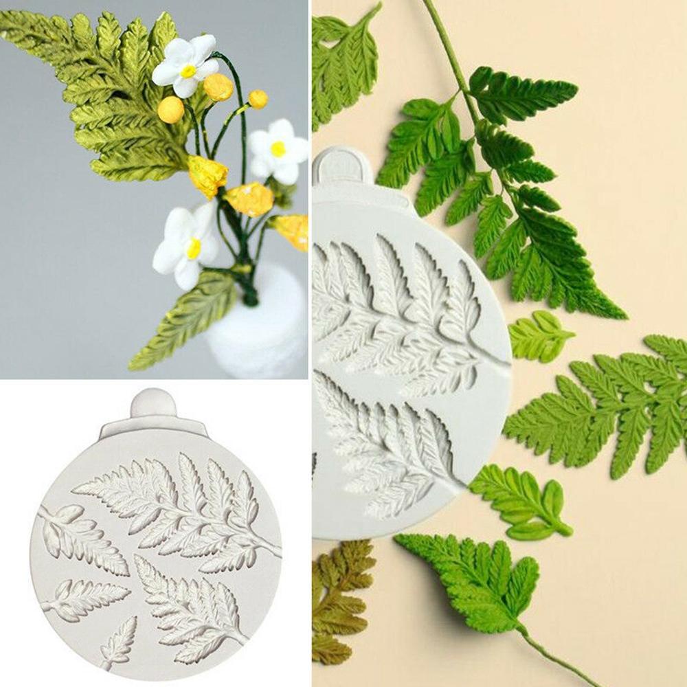 Khuôn Silicone Làm Bánh Hình Chiếc Lá DIY