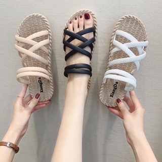 Dép Sandal 🍀𝑭𝒓𝒆𝒆𝒔𝒉𝒊𝒑🍀 Dép Sandal Nữ Nhựa Mang Êm Chân Mẫu Mới - Lukako