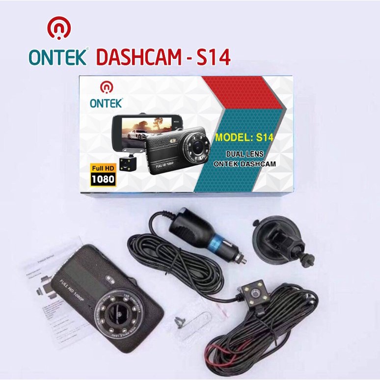 Camera hành trình ONTEK S14 Tiếng Việt chuẩn, hình sảnh sắc nét 1080P, hàng chính hãng