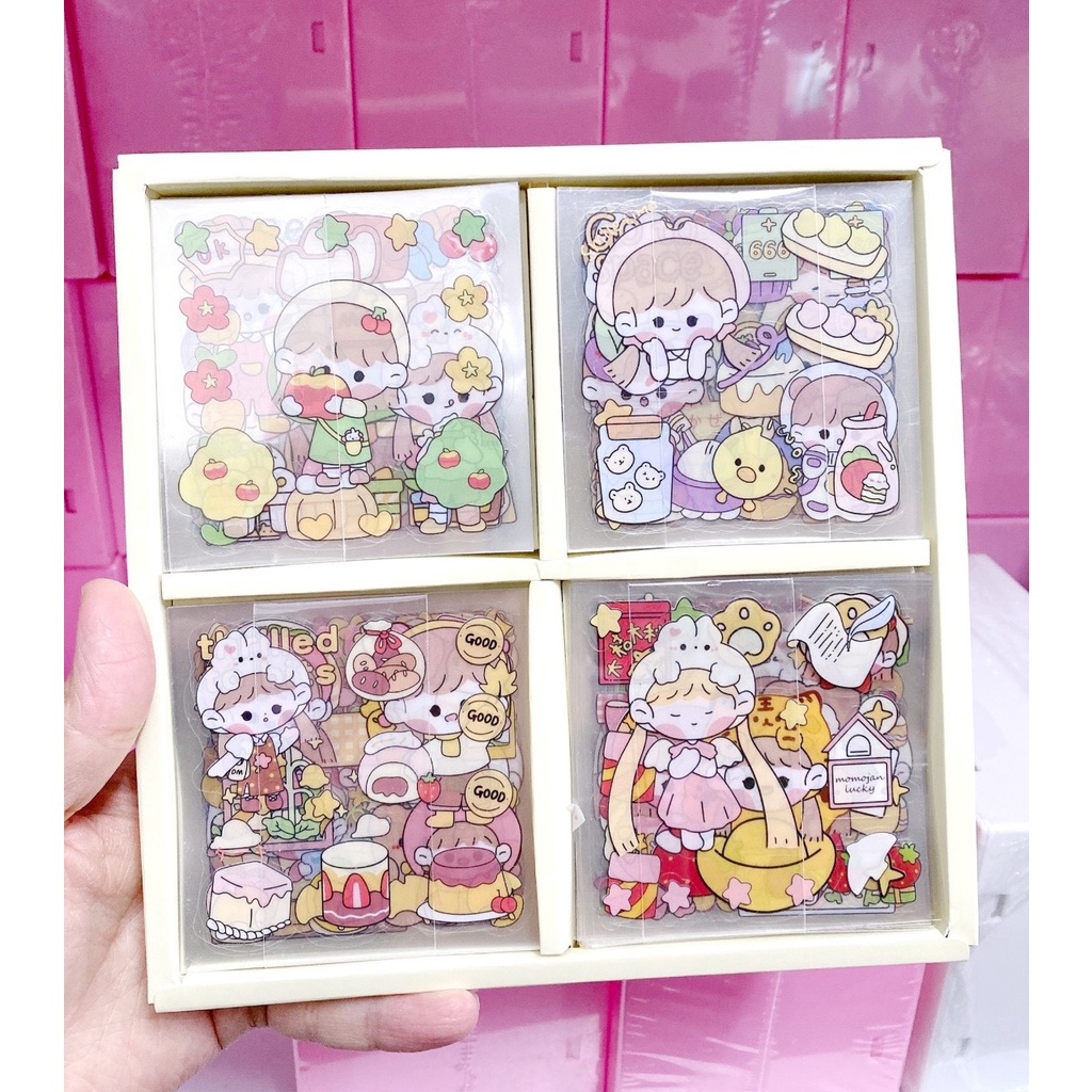 Sticker 2d/ sticker dán mini ngộ nghĩnh cho bé
