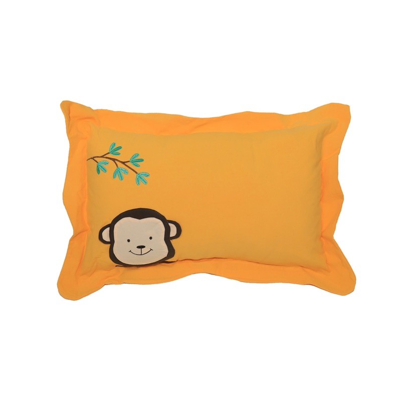 Gối đầu trẻ em, gối đầu cho bé 30x50cm thêu đắp thú Hometex