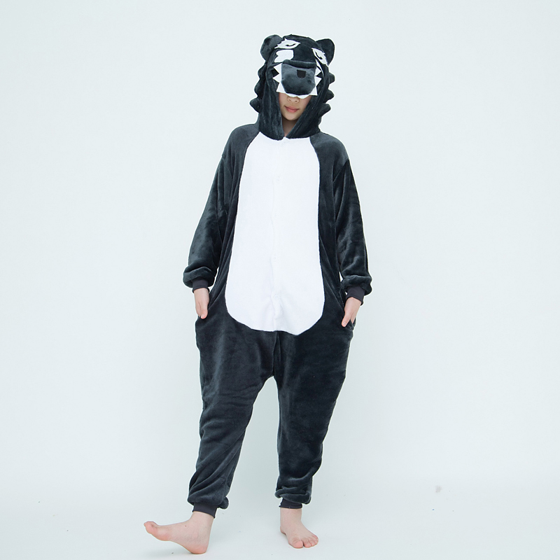 Bộ Quần Áo Ngủ Liền Cho Bé Hình Con Sói