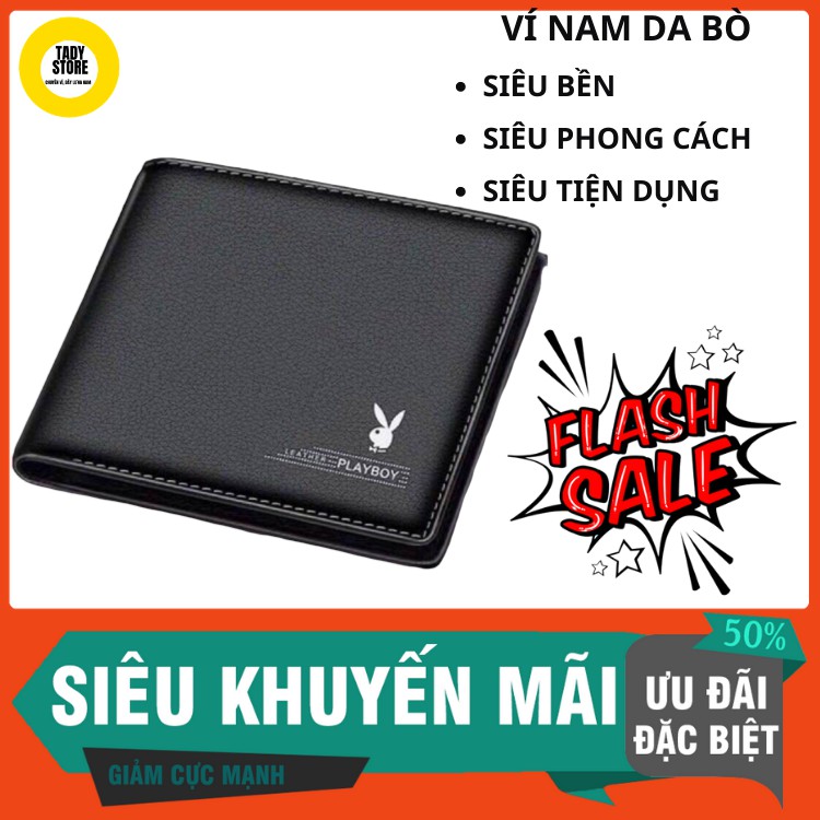 [Ví da nam] Da PU phong cách Hàn Quốc Siêu Mềm Phong Cách Trẻ