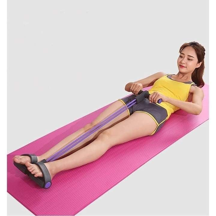 Dây Tập Thể Dục Cao Su 4 Ống Đàn Hồi - Dây Tập Gym Đa Năng