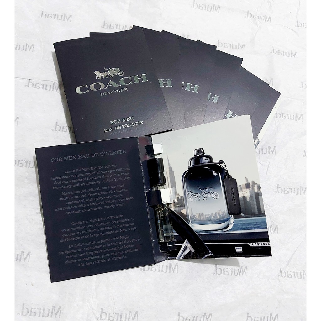 [ Vial 2ml ] Mẫu Thử Nước Hoa Coach For Men