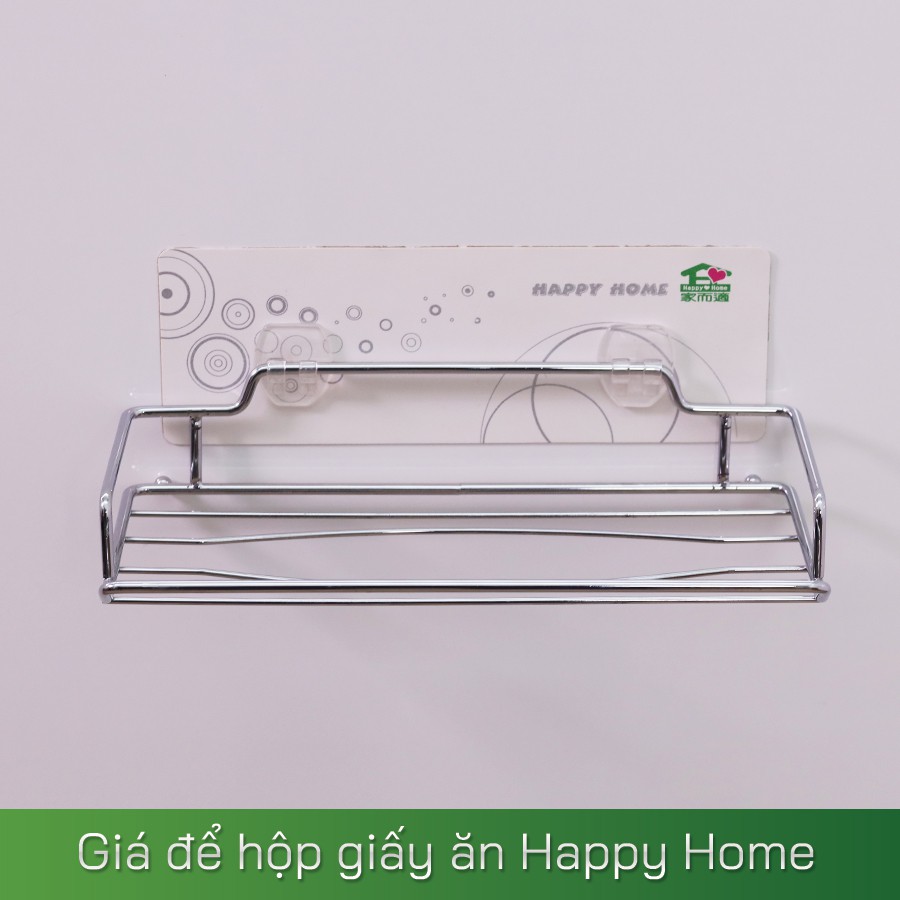 [Hàng chính hãng] Giá để hộp giấy ăn bằng Inox - happy Home