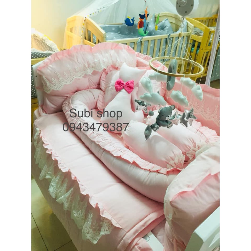 QUÂY XUNG QUANH CŨI_QUÂY GA THIẾT KẾ  MÀU HỒNG PHẤN 100% COTTON - ẢNH THẬT 100% - QUÂY THÁO VỎ GIẶT RIÊNG.