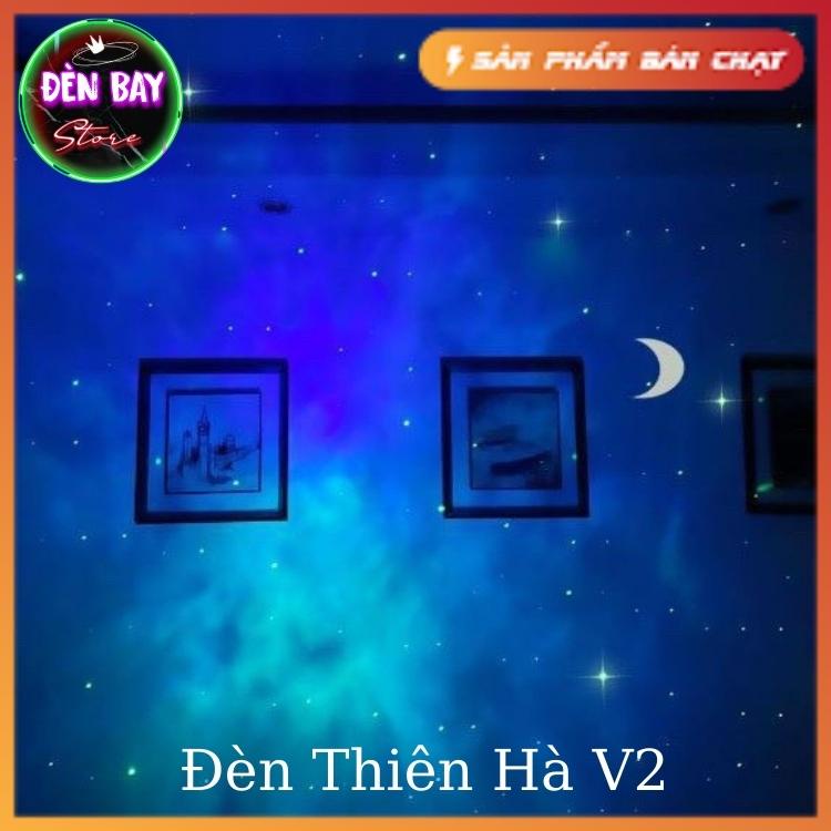Đèn Thiên Hà V2 Chiếu Bầu Trời Sao Version 2 Galaxy Kết Hợp Loa Bluetooth Dùng Cho Phòng Ngủ