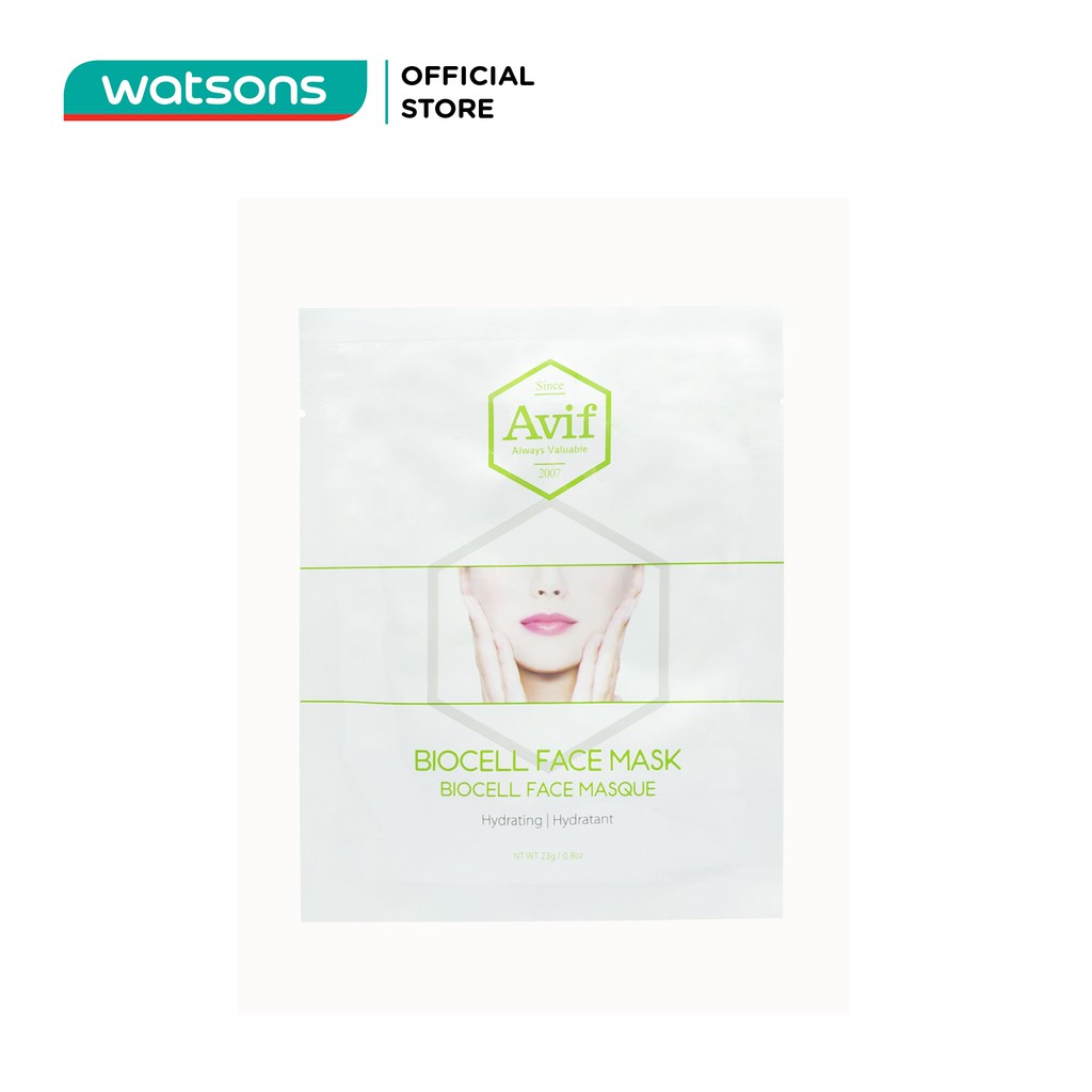 Mặt Nạ Avif Biocell Hydrating Face Mask Dưỡng Ẩm Da 23g