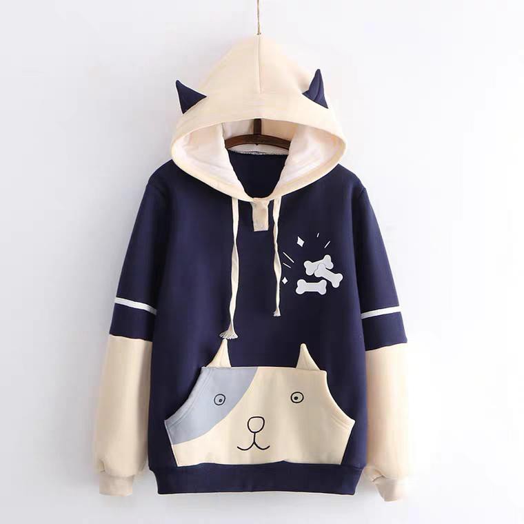 Áo Khoác Hoodie Nỉ Thời Trang Nam Nữ Hình Khúc Xương Siêu Yêu❤️FREESHIP❤️ | BigBuy360 - bigbuy360.vn