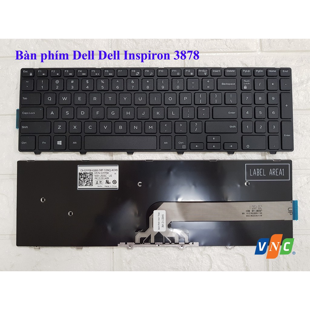 Bàn phím Laptop Dell Inspiron 3878, 15-3878 15-3000 3558 3559 3567 3568