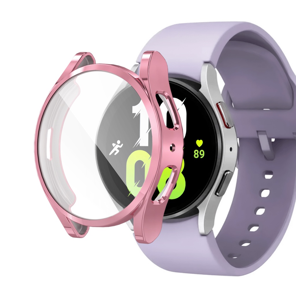 Ốp Bảo Vệ Bằng TPU Mềm Mạ Điện Dành Cho Đồng Hồ Samsung Galaxy watch 5 40mm 44mm watch5 pro 45mm
