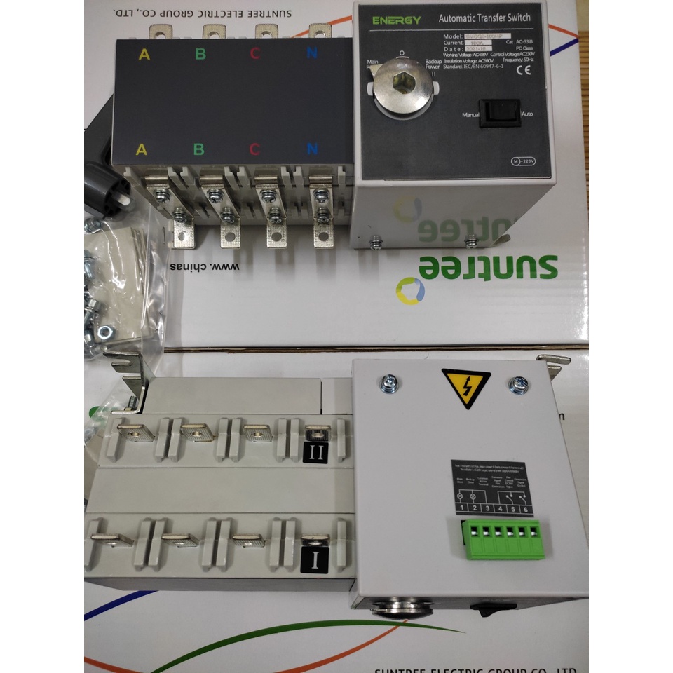 Bộ chuyển nguồn điện tự động ATS 4P 100A-380V - ENERGY-ATS 4P 100A 380v