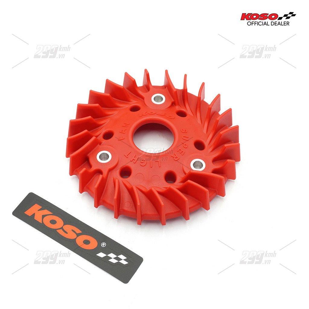 Cánh quạt két nước siêu nhẹ Koso Super Light Fan cho Honda Vario, Click, Air Blade 125-150