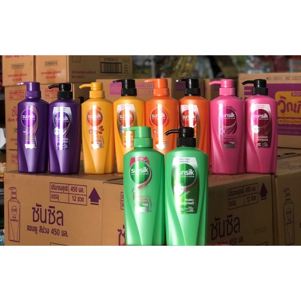 Cặp Gội Xả Sunsilk siêu mềm mượt 450ml - Thái Lan