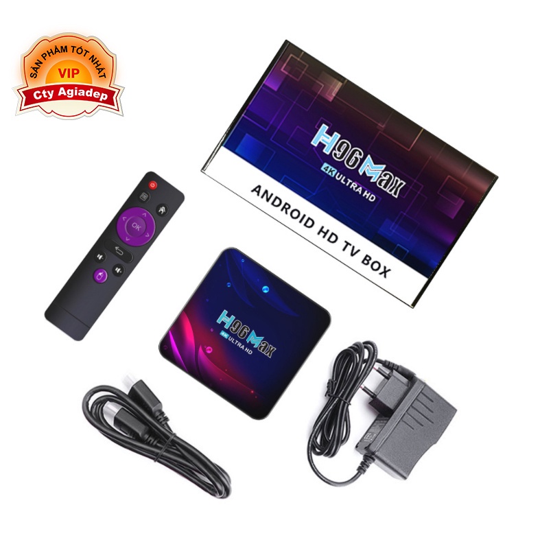 TVBOX H96max Android 11 mới giúp Tivi kết nối internet xem youtube, truyền hình, phim