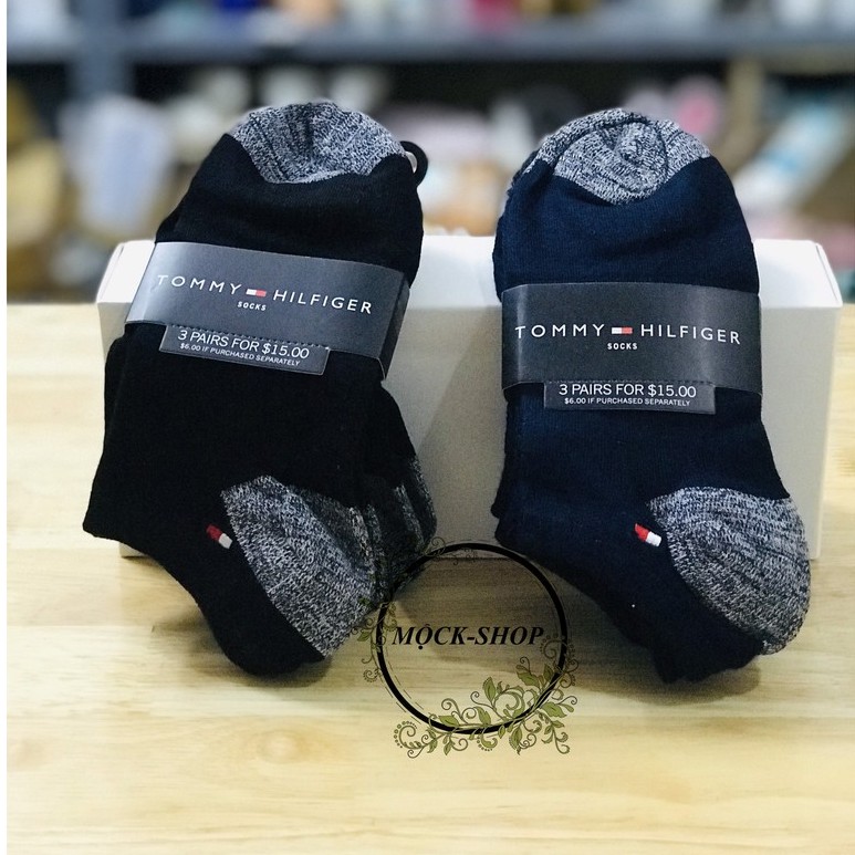 Set 3 đôi tất Tommy ngắn cổ dành cho nam