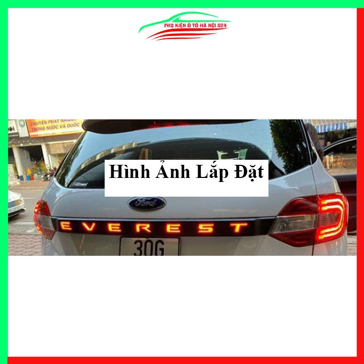 Độ đèn led cốp, led tay mở cốp xe Ford Everest 2016-2021 mạ crom 2 chế độ