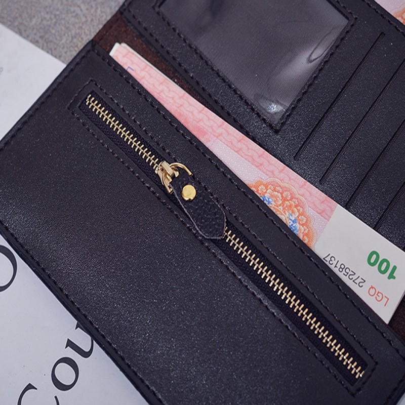 Ví nữ 3908 da sần nhiều ngăn tiện lợi