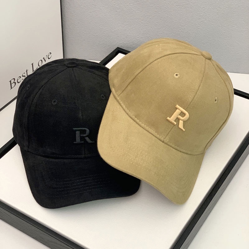 Mũ Lưỡi Trai Cotton Màu Đen Dễ Phối Đồ Thời Trang Thu Đông Phong Cách Hàn Quốc Cho Nam Và Nữ