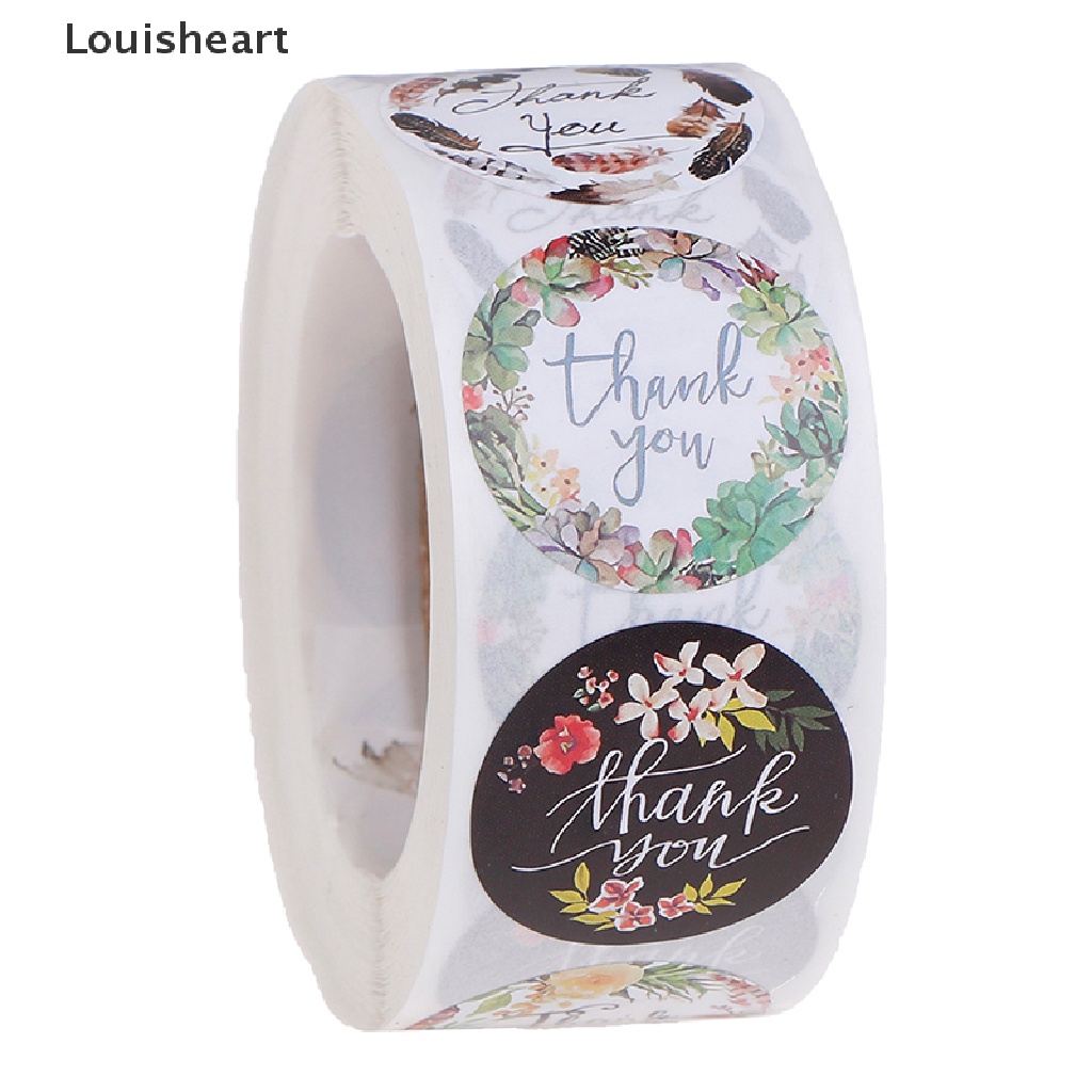 500 Miếng Dán In Chữ Thank You Dùng Trang Trí Sổ Tay Tiệc Cưới