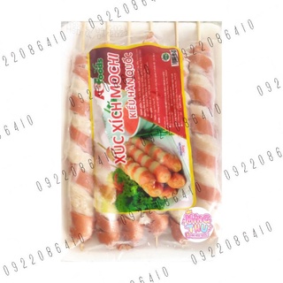 Hotdog mochi korea (xúc xích kết hợp mochi) khay 6 cây