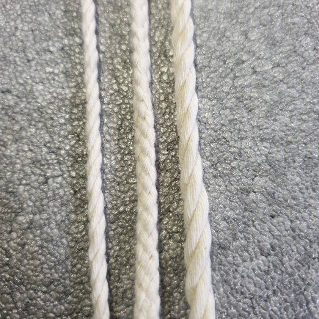 Dây thừng xoắn 3mm - 100% cotton