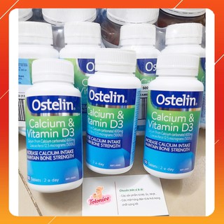 Ostelin Calcium và Vitamin D3, bổ sung Canxi cho bà bầu và sau sinh 130 viên - Xuất xứ Úc