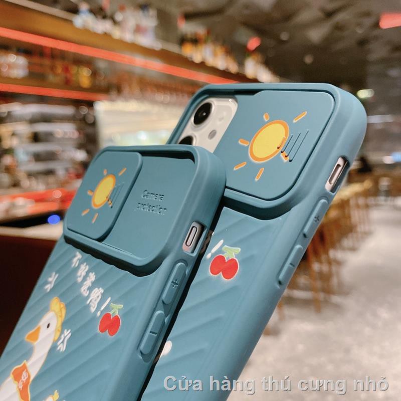 iphone case iphone 11✷Push-pull lens Apple 12 mobile phone case iphone11 silicone X anti-drop xsmax all-inclusive xr camera pro slide cover 8plus block 7p cute 6 protective 6s female S funny xsxmax soft