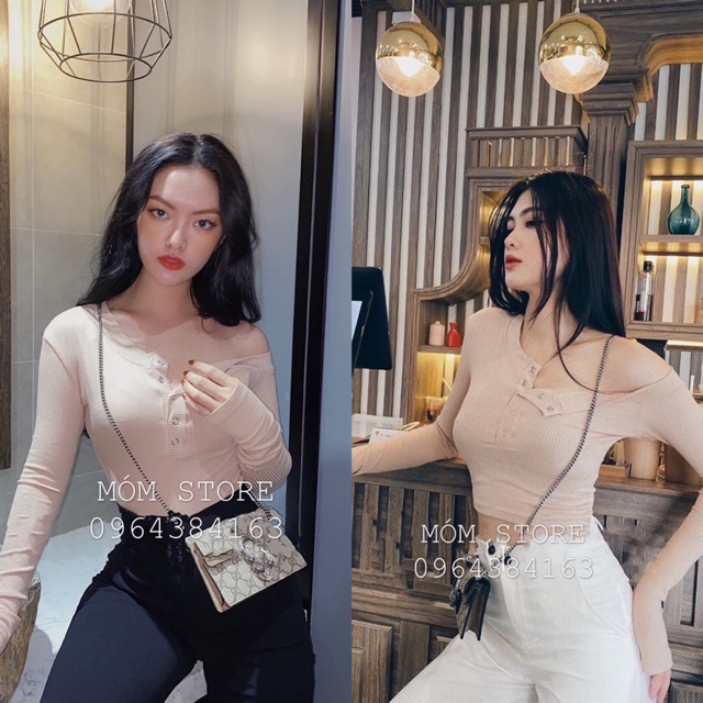 [Mã WASTUP giảm 10% tối đa 30K đơn 99K] Áo Crop Lệch Vai Tay Dài Siêu Xinh | BigBuy360 - bigbuy360.vn