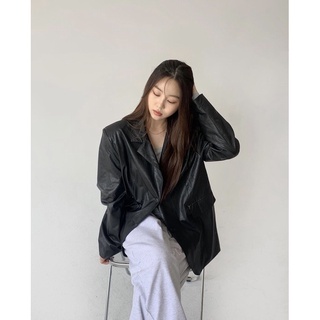 Áo Khoác Blazer Da