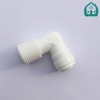 Cút nối nhanh đầu bơm ren 17 ra dây 6mm 4046 máy lọc mước