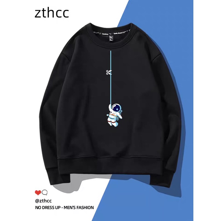 ÁO SWEATER NAM NỮ KHÔNG NÓN CHẤT LIỆU VẢI NỈ BÔNG MỀM MỊN SIZE TỪ 35-70KG
